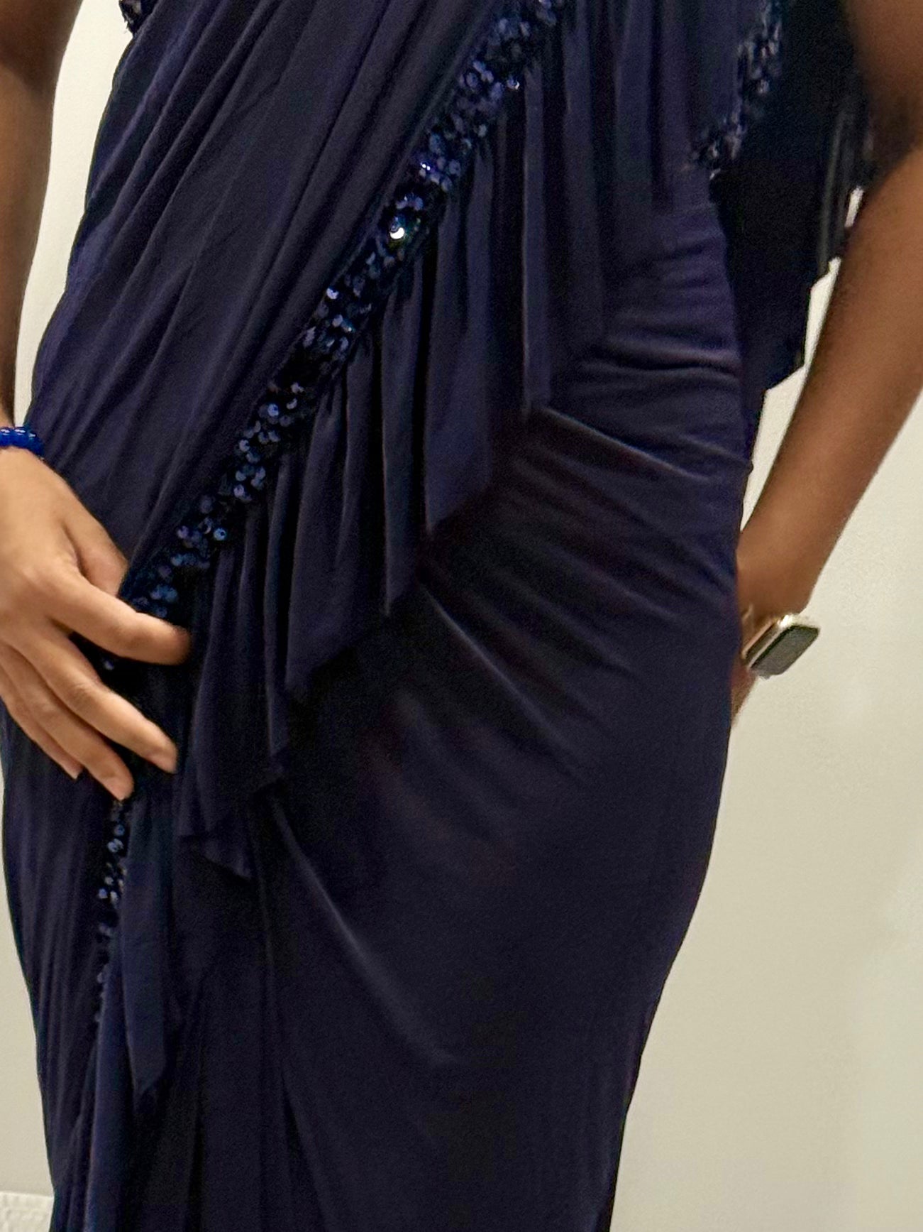 Seqine Ruffle Sari set