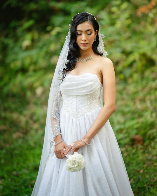 Dew Bridal White Gown