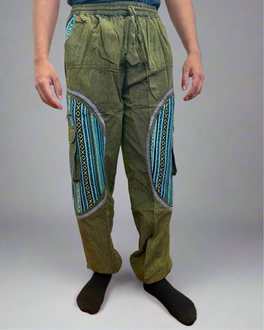 Green Box Pocket Pants