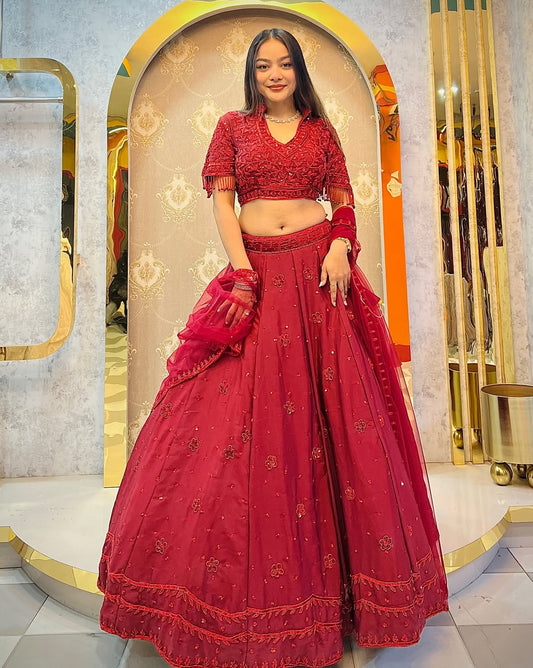 Beaded Lehenga