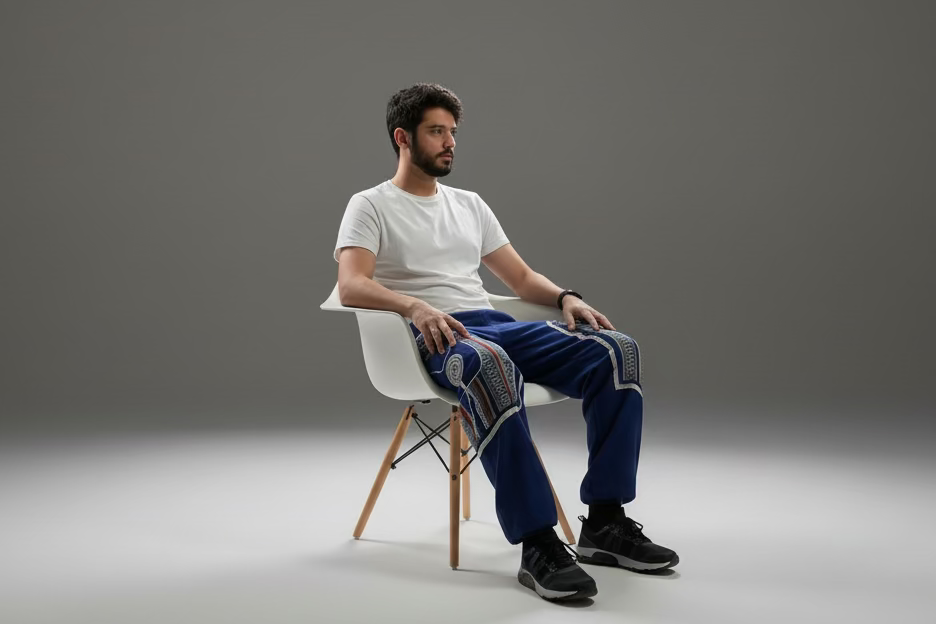 Blue Box Pocket Pant